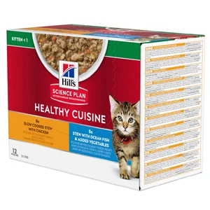 Hill’s Science Plan Kitten Healthy Cuisine con Pollo e Pesce Oceanico e Verdure - Hill's | AlanDog