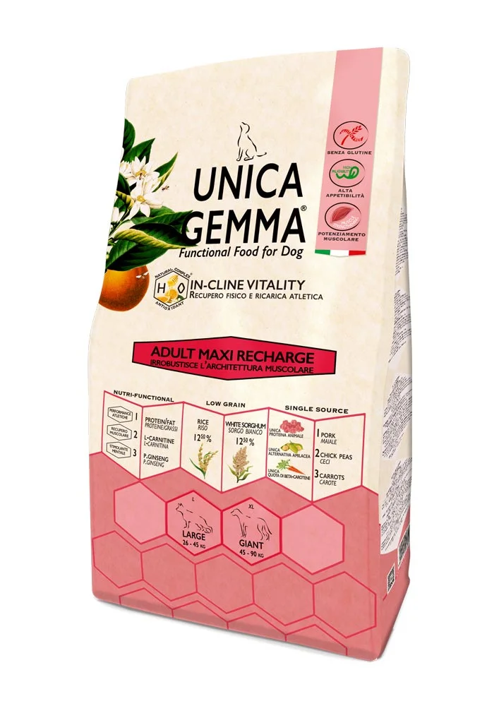 Unica Gemma Adult Maxi Recharge - Gheda pet food | AlanDog