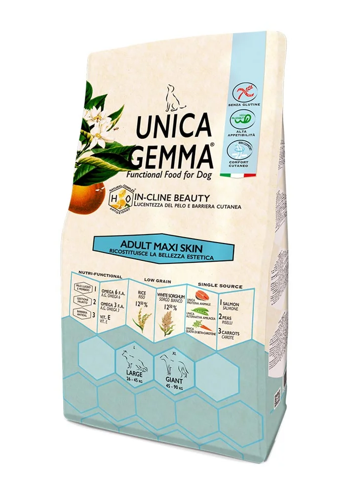 Unica Gemma Adult Maxi Skin - Gheda pet food | AlanDog