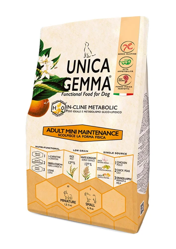 Unica Gemma Adult Mini Maintenance - Gheda pet food | AlanDog