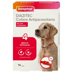 Beaphar Collare Antiparassitario Cane Rosso | AlanDog