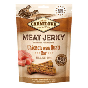 Carnilove Snack Cane Jerky Pollo e Quaglia 100 gr