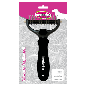 Inodorina Taglianodi Trimmer Spazzola per Cani