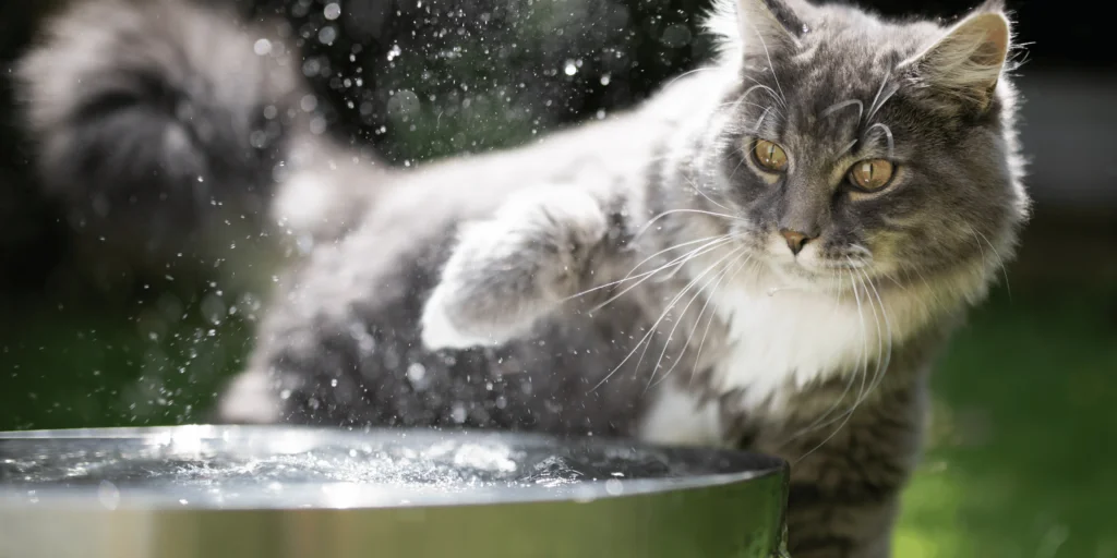 Come si sentono DAVVERO i gatti riguardo l'acqua? 1 come si sentono davvero i gatti acqua
