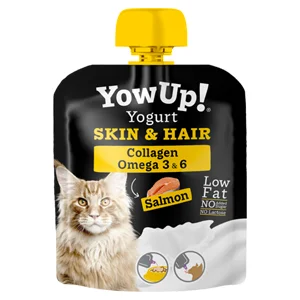 YowUp Yogurt Gatto con Salmone Cute e Pelo