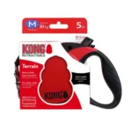Kong Guinzaglio per Cani Terrain Rosso