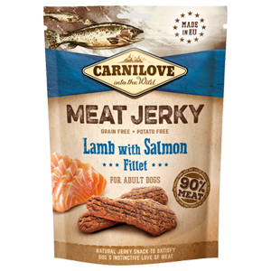 Carnilove Snack Cane Jerky Agnello e Salmone 100 gr