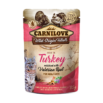 Carnilove WILD ORIGIN Filetti Gatto Tacchino arricchito con Valeriana Bustine