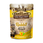 Carnilove WILD ORIGIN Filetti Kitten Coniglio arricchito con Calendula Bustine