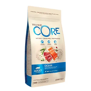 Wellness Core Cat Ocean Salmone e Tonno crocchette | AlanDog