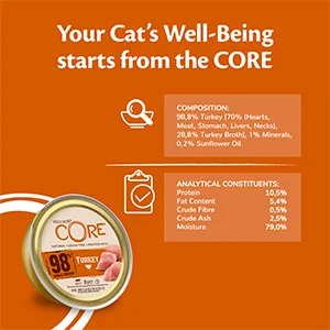 Wellness Core Cat Paté 98% Tacchino Scatolette - Foto 2 | AlanDog