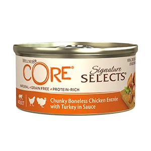 Wellness Core Cat Signature Bocconcini di Pollo con Tacchino Scatolette | AlanDog