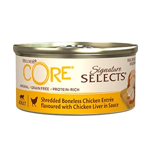 Wellness Core Cat Signature Straccetti di Pollo con Fegato Scatolette | AlanDog