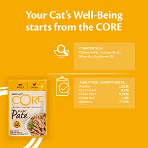 Wellness Core Gatto Purely Paté Adult Pollo Bustine Umido - Foto 1 | AlanDog