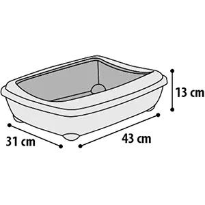 Cassetta Igienica Gatto Nesta Hawaï Flamingo 2 cassetta igienica gatto nesta hawai flamingo dimensioni