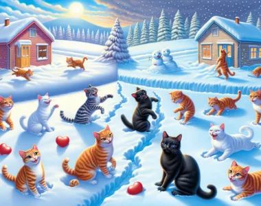Gatti e Neve: Amore o Odio? Scopri il Comportamento dei Felini Invernali