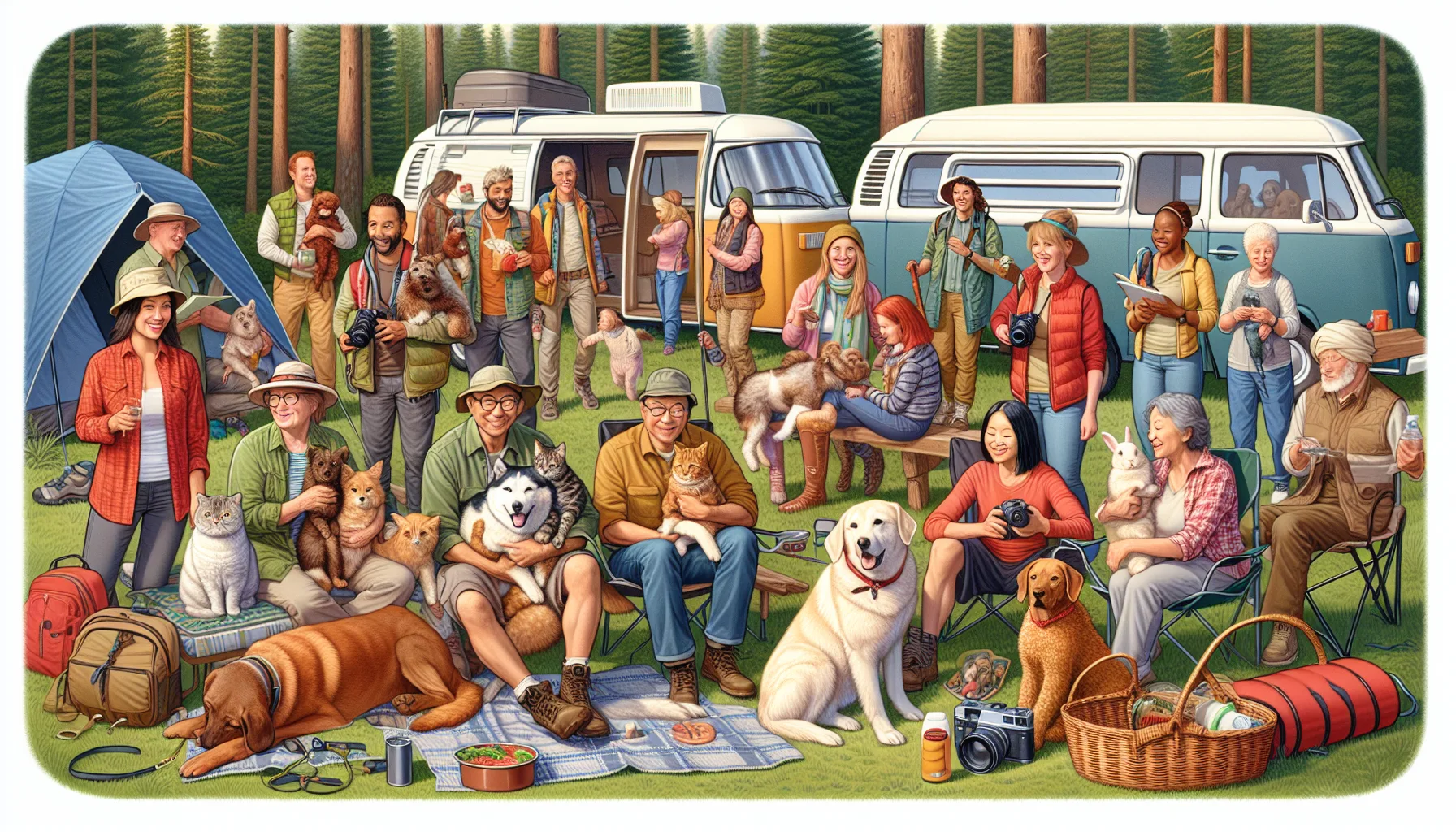 Guida ai Campeggi Pet-Friendly: Come Godersi la Natura con il tuo Animale Domestico 1 guida ai campeggi pet friendly come godersi la natura con il tuo animale domestico