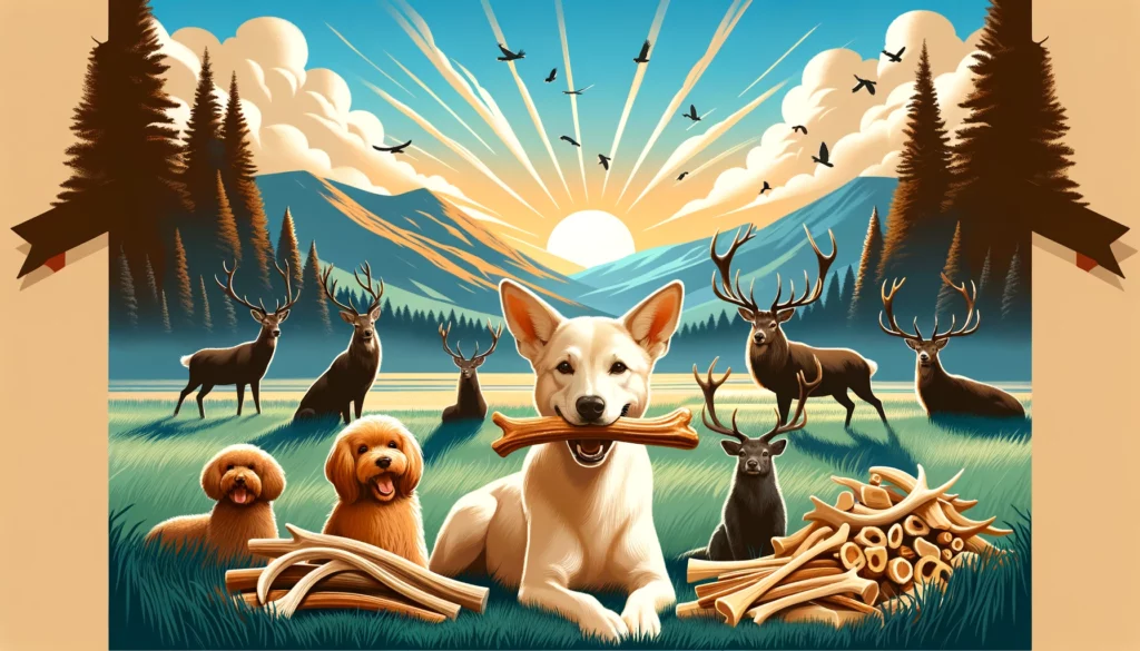 Corna di Cervo per Cani: Il Segreto per un Divertimento Sostenibile e una Salute Orale Impeccabile 1 Cervo