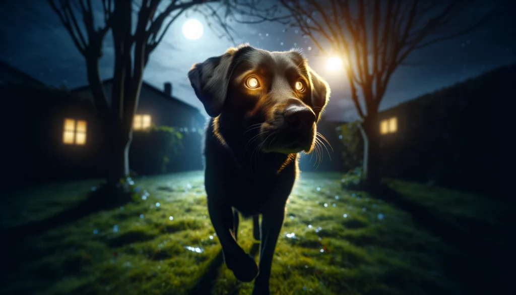 I cani vedono nel buio? Come i Cani Percepiscono il Buio 1 cani vedono buio sicurezza notturna cani passeggiate notturne cani