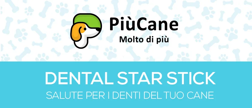 PiùCane Dental Star Stick 19 pz 13 cm