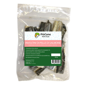 PiùCane Involtini di Pelle di Salmone