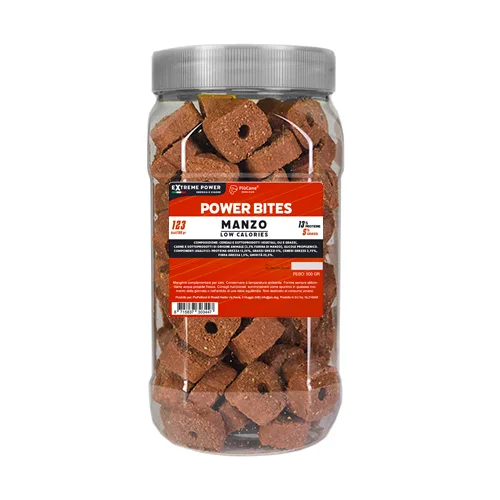PiùCane Extreme Power Bites Manzo Low Calories