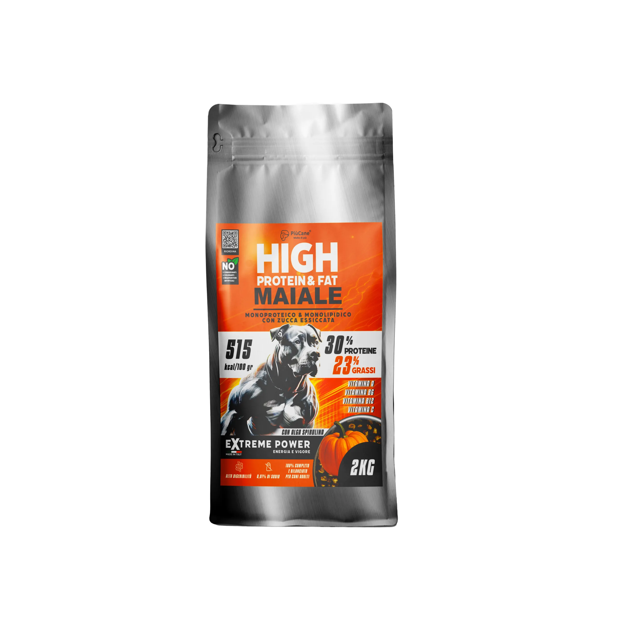 PiùCane Extreme Power Maiale con Zucca Edizione Limitata - Extreme Power Energia e Vigore | AlanDog