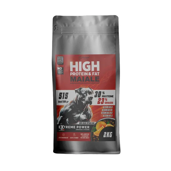 sacco-cane-adult PiùCane Extreme Power Maiale Monoproteico con Polpa d’Arancia - Extreme Power Energia e Vigore - Foto 4 | AlanDog