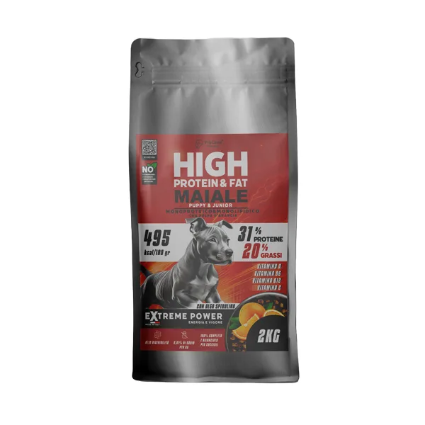 PiùCane Extreme Power Puppy e Junior Maiale Monoproteico con Arancia - Extreme Power Energia e Vigore - Foto 3 | AlanDog
