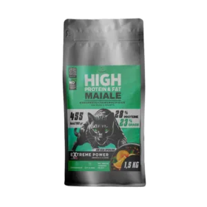PiùGatto Extreme Power Maiale Monoproteico con Polpa d’Arancia Gatto Crocchette 1,5kg - Extreme Power Energia e Vigore | AlanDog