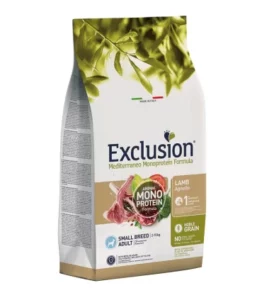 Promo Spedizione Gratuita 17 Exclusion mediterraneo adult small breed agnello 7 kg