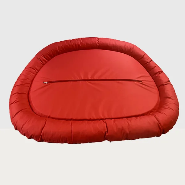 CIAMBELLA ROSSO CORALLO2 Cuccia Tesuto Tecnico Impermeabile Sfoderabile – Ciambella - Homerdog - Foto 5 | AlanDog