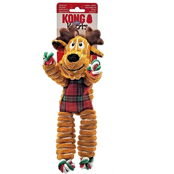 Kong Holiday Floppy Knots Renna | AlanDog