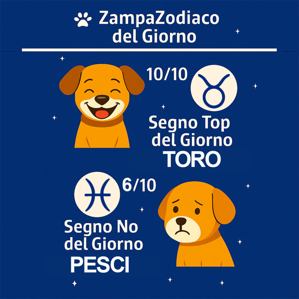 Momento dello 🐾 ZampaZodiaco Del Giorno! 2 130625OROSCOPO