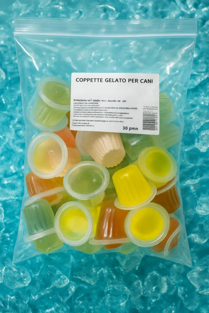 COPPETTE GELATO PER CANI – 30 PEZZI
