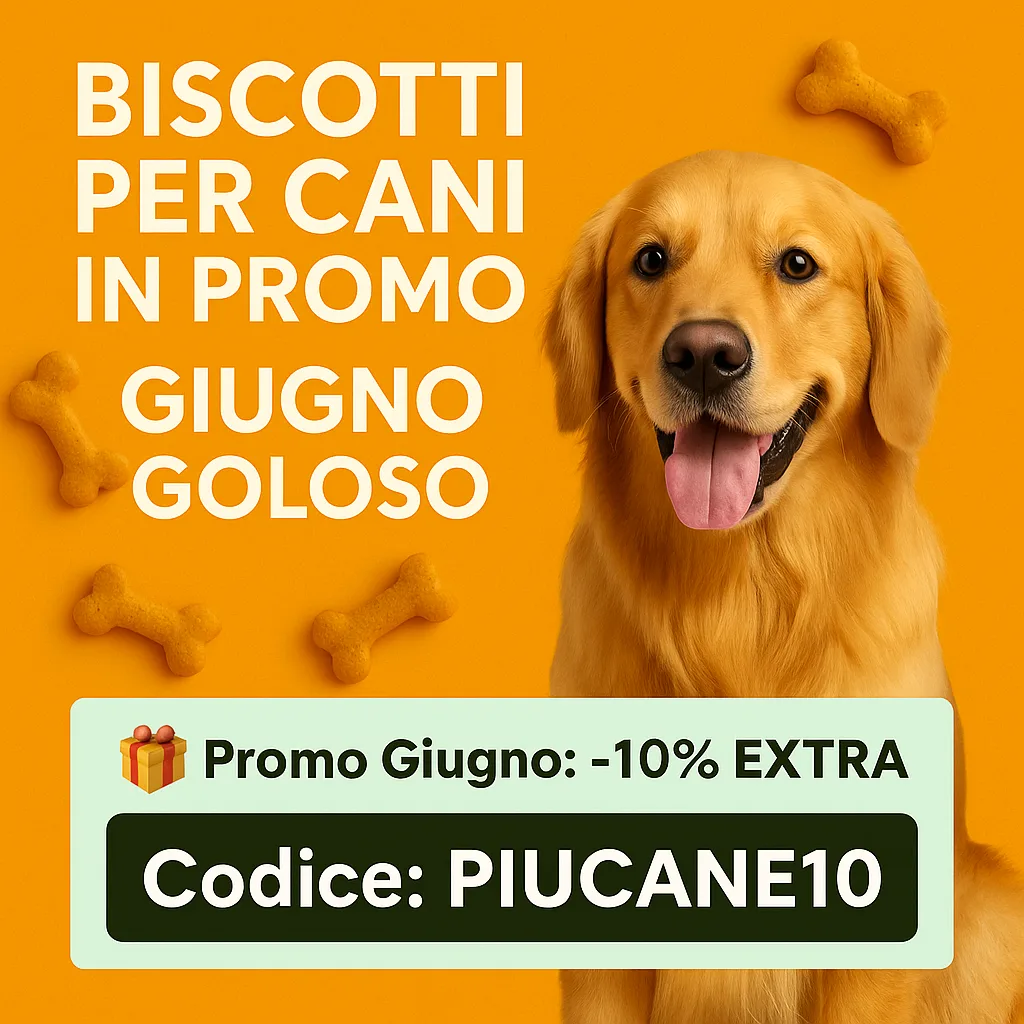 Biscotti per Cani in Promo - Giugno Goloso