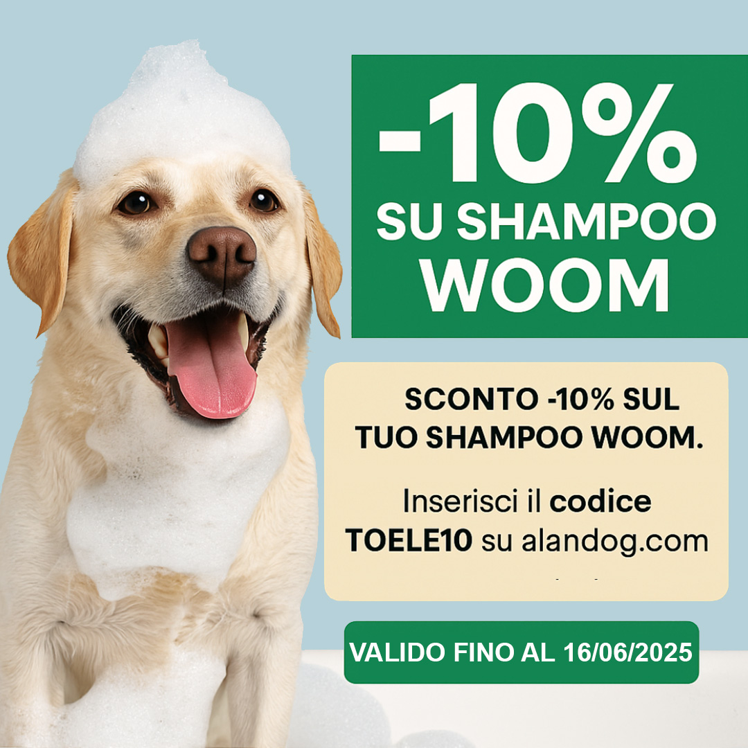 Crocchette naturali e toelettatura cani: guida completa e promozioni su AlanDog 2 Promo Shampoo -10% TOELE10