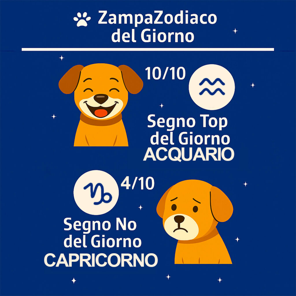 Momento Dello 🐾 ZampaZodiaco del Giorno! 2 TOOPENO160625