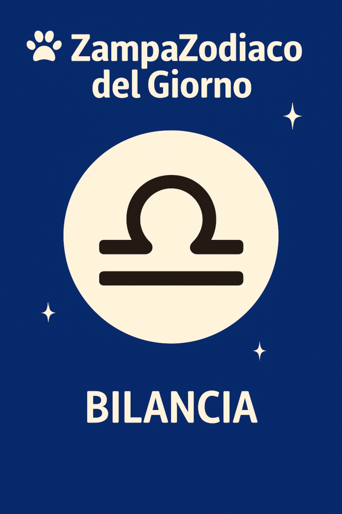 Momento dello ZampaZodiaco del Giorno! 2 bilancia