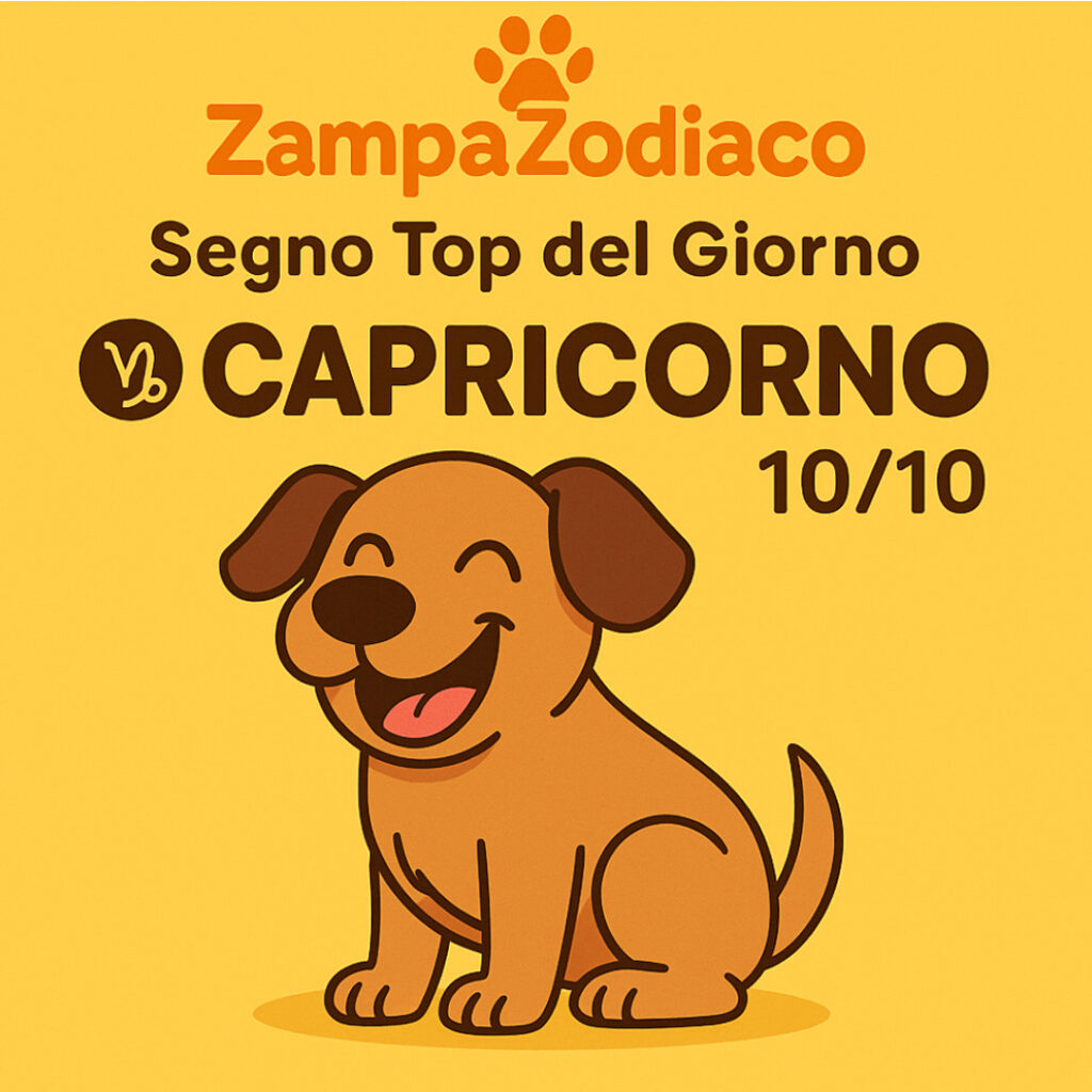 Momento Dello 🐾 ZampaZodiaco del Giorno! 3 TOP