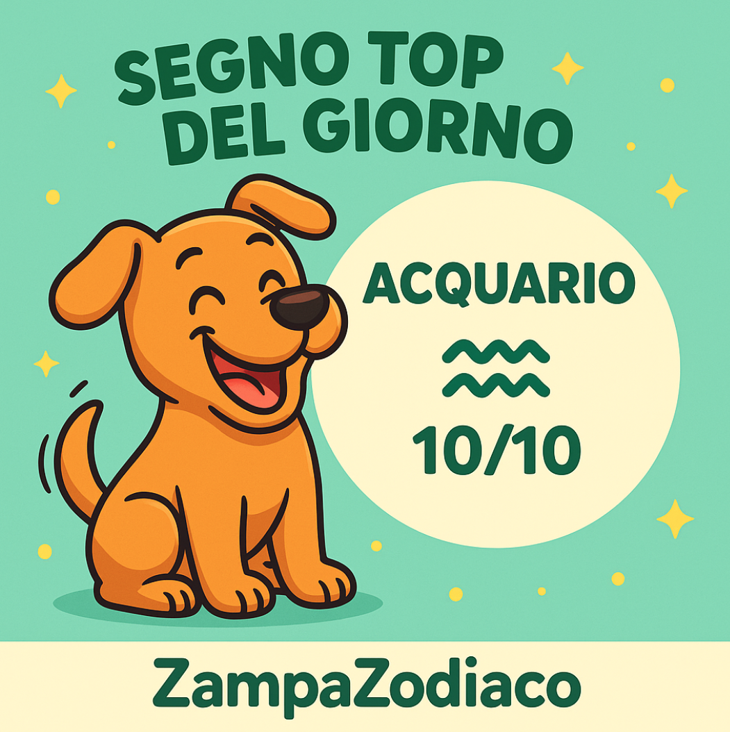 Momento Dello 🐾 ZampaZodiaco del Giorno! 3 top140725 1