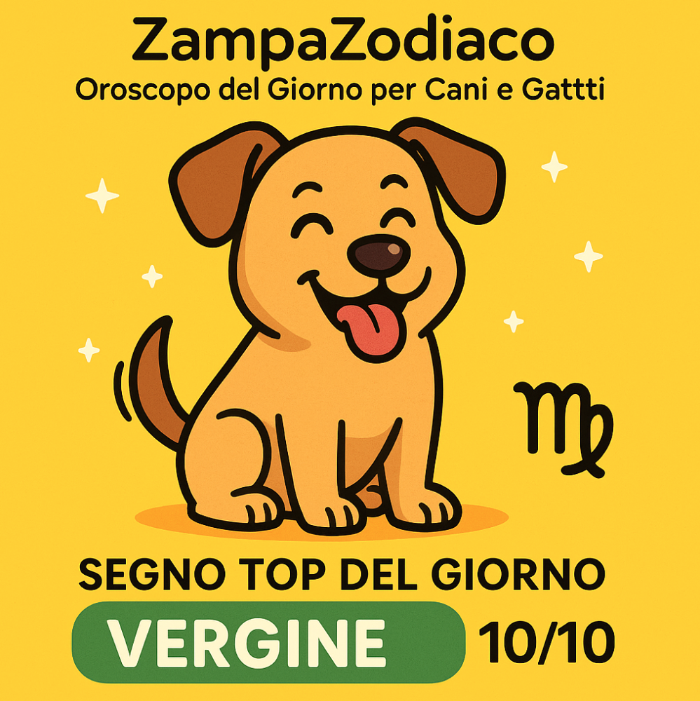 Momento Dello 🐾 ZampaZodiaco del Giorno! 2 topvergine 1