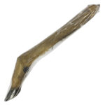 PiùCane Masticativi Zampa di Capra con Pelo Singola - 1 Pezzo