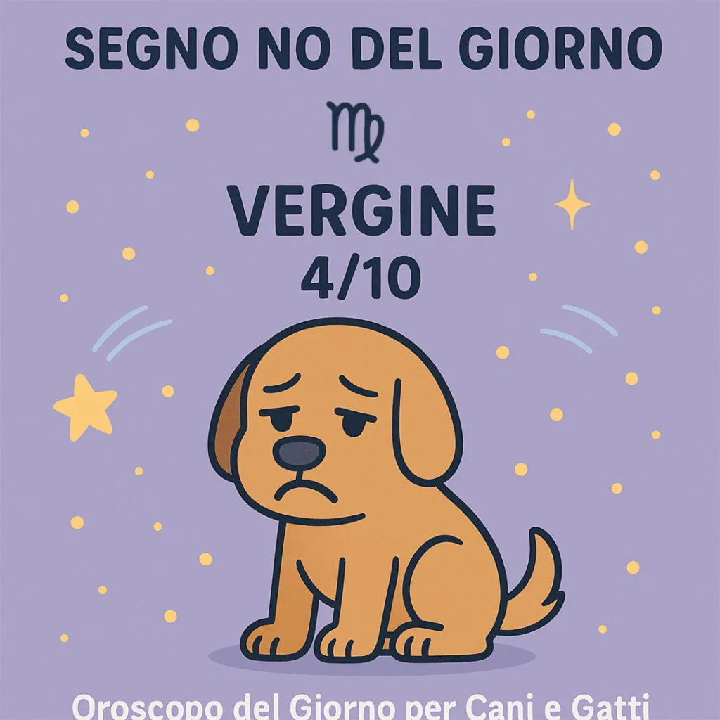 ZampaZodiaco Oroscopo Cane 4 Agosto 2025 – Ariete al Top! 3 vergineno1