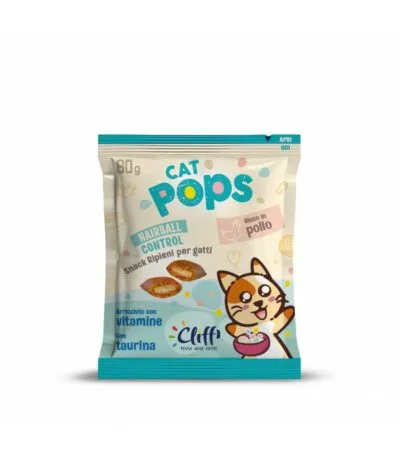 CLIFFI CAT POPS HAIRBALL 60 gr Snack Gatto | AlanDog
