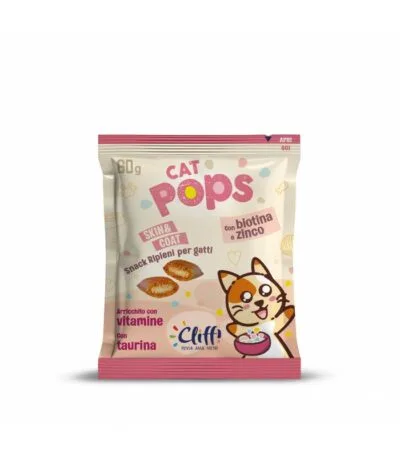 CLIFFI CAT POPS CUTE E PELO 60 gr Snack Gatto | AlanDog