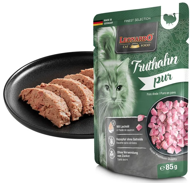 Leonardo Pura Carne di Tacchino Bustine Gatto 3 purotacchino2