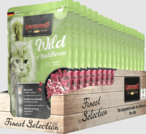 Leonardo Selvaggina e Mirtilli Bustine Gatto