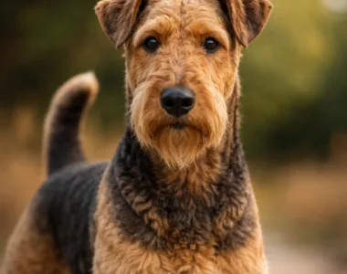 Airedale Terrier ritratto di razza