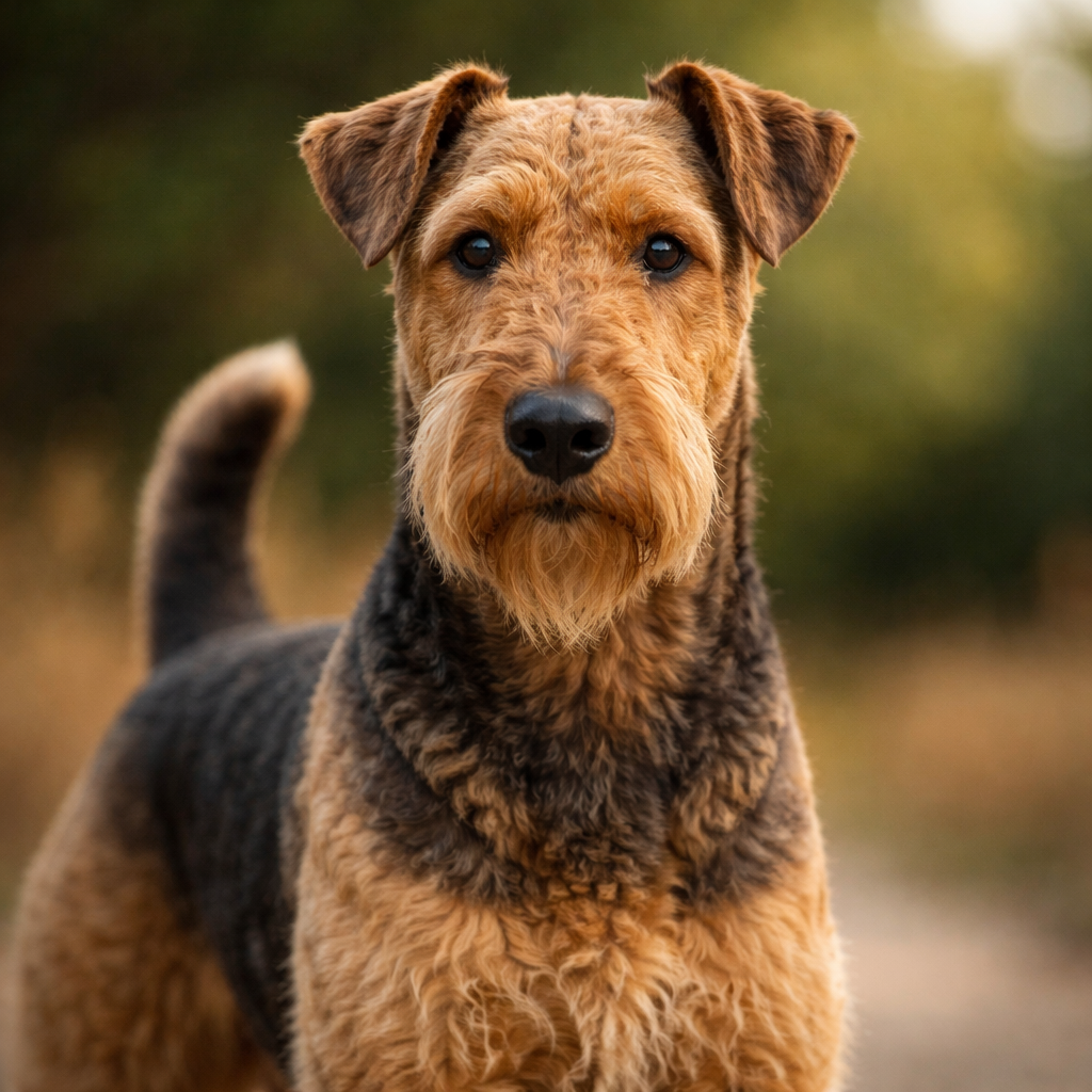 Airedale Terrier ritratto di razza